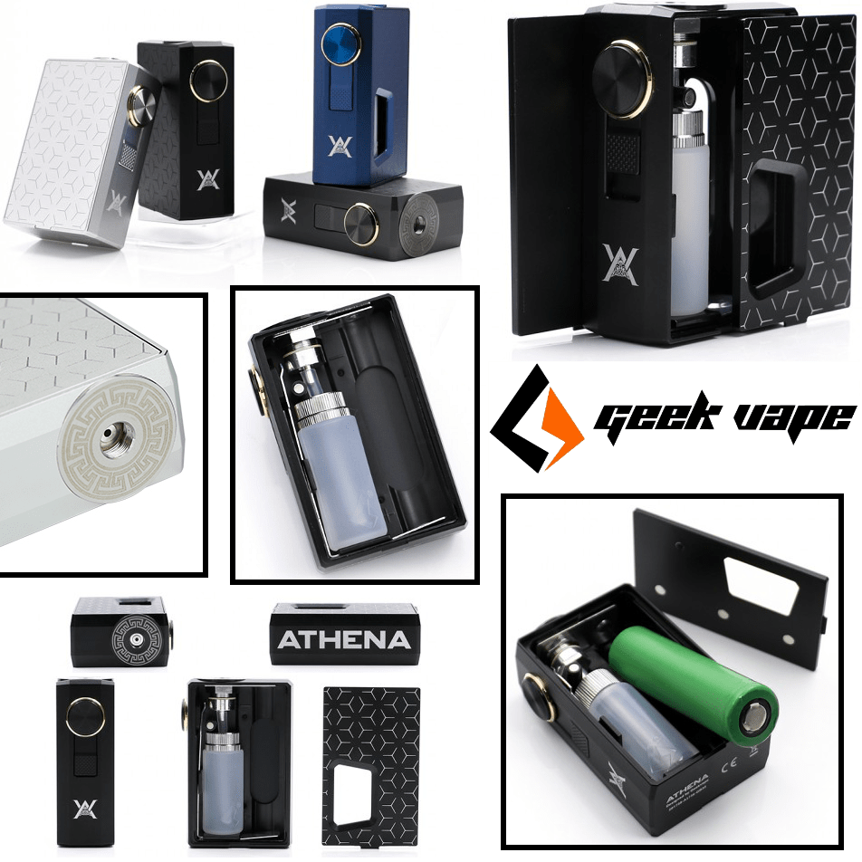 ΜΠΑΤΑΡΙΑ - GEEKVAPE ATHENA SQUONK BOX ( BLUE )