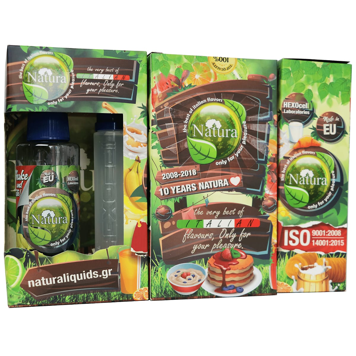MIX & SHAKE - NATURA SPECIAL 60/100ML - TOOK A PILL @ IBIZA (ΠΕΠΟΝΙ ΚΑΝΤΑΛΟΥΠΕ, ΣΜΕΟΥΡΑ & ΜΕΝΤΑ)