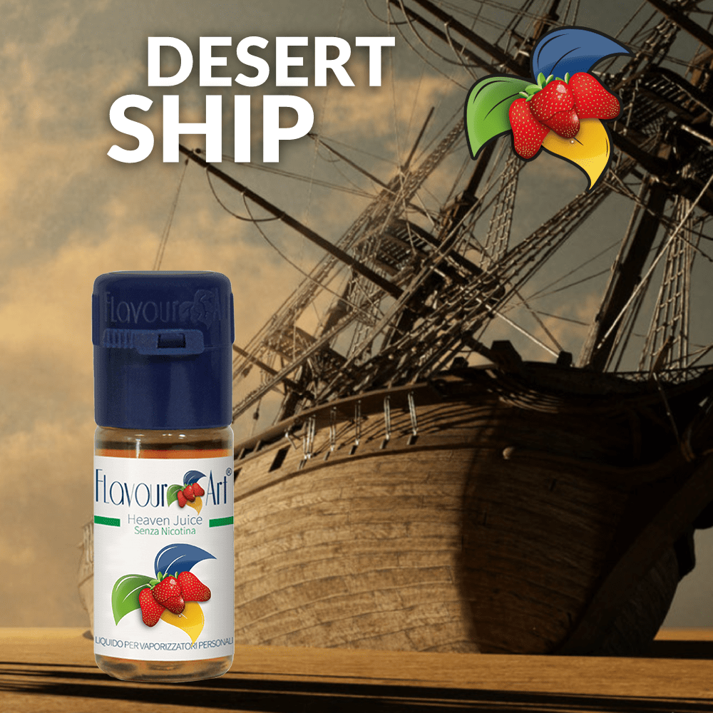 ELIQUID - 10ML - FLAVOURART ITALY - DESERT SHIP ( ΤΟΥΡΚΙΚΟΣ ΚΑΠΝΟΣ ) 18mg