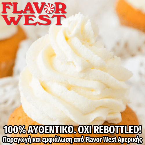 FLAVOR WEST - 118ML BUTTERCREAM (ΒΟΥΤΥΡΟΚΡΕΜΑ) ΣΥΜΠΥΚΝΩΜΕΝΟ ΑΡΩΜΑ ** ΠΕΡΑΣΜΕΝΗ ΗΜΕΡΟΜΗΝΙΑ **
