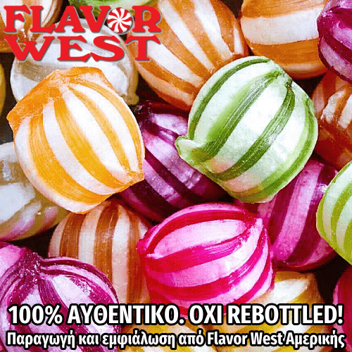 FLAVOR WEST - 118ML HARD CANDY (ΚΑΡΑΜΕΛΕΣ ΑΝΑΜΕΙΚΤΩΝ ΦΡΟΥΤΩΝ) ΣΥΜΠΥΚΝΩΜΕΝΟ ΑΡΩΜΑ ** ΠΕΡΑΣΜΕΝΗ ΗΜΕΡΟΜΗΝΙΑ **