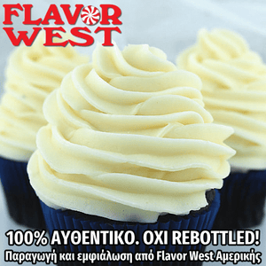 FLAVOR WEST - 118ML SWEET CREAM (ΓΛΥΚΙΑ ΚΡΕΜΑ) ΣΥΜΠΥΚΝΩΜΕΝΟ ΑΡΩΜΑ ** ΠΕΡΑΣΜΕΝΗ ΗΜΕΡΟΜΗΝΙΑ **