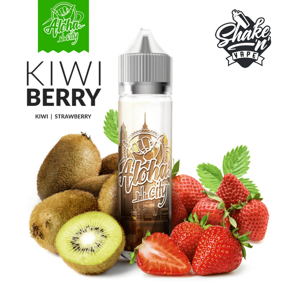 ALOHA CITY MIX-SHAKE-VAPE - 40/60ML - KIWI BERRY (ΑΚΤΙΝΙΔΙΟ & ΦΡΑΟΥΛΑ)