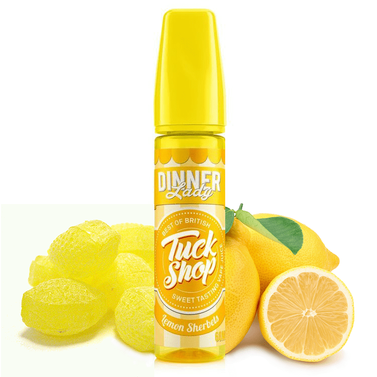DINNER LADY TUCK SHOP MIX-SHAKE-VAPE - 20/60ML - LEMON SHERBET (ΛΕΜΟΝΙ & ΟΞΙΝΑ ΖΑΧΑΡΩΤΑ)