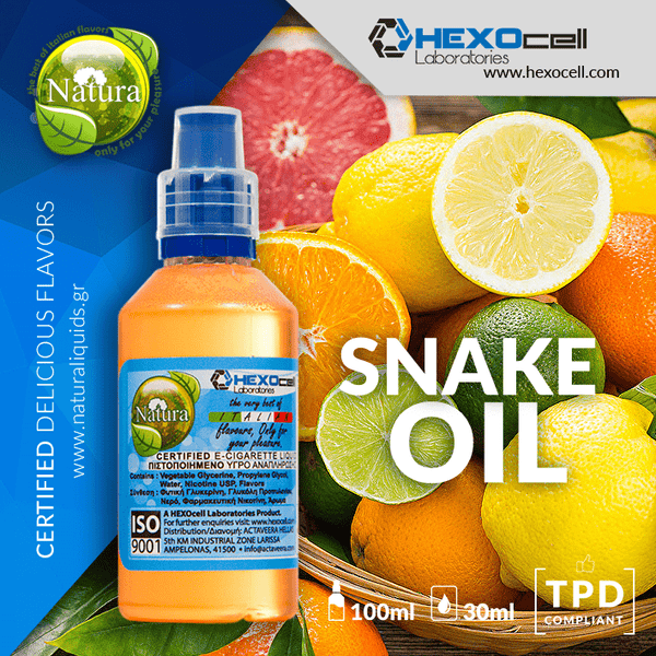 MIX & SHAKE - NATURA 30/60ML - SNAKE OIL (  &    FASTVAPE