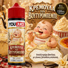 HYPERMIX ULTRA - YOUJUICE 120ML - ΚΡΕΜΟΥΛΑ ΤΟΥ ΒΟΥΤΥΡΟΜΠΕΜΠΕ ( ΑΠΑΛΗ ΚΡΕΜΑ ΒΑΝΙΛΙΑΣ ΜΕ ΓΛΥΚΙΑ ΒΕΛΟΥΔΙΝΗ ΑΠΟΛΑΥΣΗ ) - 4ML ΑΡΩΜΑ για 120ML Τελικό