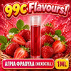D.I.Y. - ΑΡΩΜΑ ΕΦΚ - 99c FLAVOURS - 1ML - ΑΓΡΙΑ ΦΡΑΟΥΛΑ ( HEXOCELL ) - ΑΥΘΕΝΤΙΚΗ ΓΕΥΣΗ ΑΠΟ ΕΚΛΕΚΤΕΣ ΑΓΡΙΕΣ ΦΡΑΟΥΛΕΣ - 7%