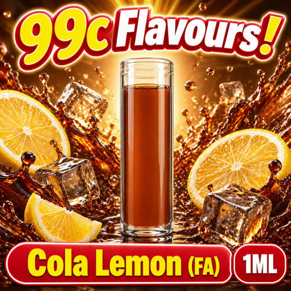 D.I.Y. - ΑΡΩΜΑ ΕΦΚ - 99c FLAVOURS - 1ML - COLA LEMON ( FA ) - ΠΑΓΩΜΕΝΗ ΚΟΛΑ & ΛΕΜΟΝΙ - 10%