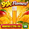 D.I.Y. - ΑΡΩΜΑ ΕΦΚ - 99c FLAVOURS - 1ML - ΜΑΝΓΚΟ ΕΞΤΡΑ ( FA ) - ΓΛΥΚΟ ΖΟΥΜΕΡΟ ΠΕΝΤΑΝΟΣΤΙΜΟ ΜΑΝΓΚΟ - 10%