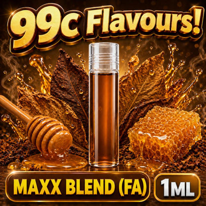 D.I.Y. - ΑΡΩΜΑ ΕΦΚ - 99c FLAVOURS - 1ML - MAXX BLEND ( FA ) - ΚΑΠΝΟΣ & ΝΟΤΕΣ ΜΕΛΙΟΥ - 3%