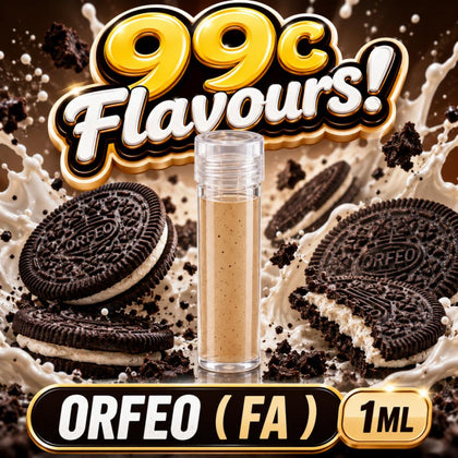 D.I.Y. - ΑΡΩΜΑ ΕΦΚ - 99c FLAVOURS - 1ML - ORFEO ( FA ) - ΤΑ ΓΝΩΣΤΑ ΜΠΙΣΚΟΤΑ ΠΟΥ ΟΛΟΙ ΑΓΑΠΑΜΕ - 5%