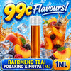 D.I.Y. - ΑΡΩΜΑ ΕΦΚ - 99c FLAVOURS - 1ML - ΠΑΓΩΜΕΝΟ ΤΣΑΙ ΡΟΔΑΚΙΝΟ & ΜΟΥΡΑ ( FA ) - ΠΑΓΩΜΕΝΑ ΓΛΥΚΑ ΡΟΔΑΚΙΝΑ ΣΕ ΣΥΝΔΙΑΣΜΟ ΜΕ ΠΕΝΤΑΝΟΣΤΙΜΑ ΒΑΤΟΜΟΥΡΑ - 10%