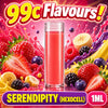 D.I.Y. - ΑΡΩΜΑ ΕΦΚ - 99c FLAVOURS - 1ML - SERENDIPITY ( HEXOCELL ) - ΔΡΟΣΕΡΗ ΦΡΑΟΥΛΑ, ΜΟΥΡΑ & ΜΠΑΝΑΝΑ - 10%