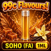 D.I.Y. - ΑΡΩΜΑ ΕΦΚ - 99c FLAVOURS - 1ML - SOHO ( FA ) - ΠΛΟΥΣΙΟΣ ΚΑΠΝΟΣ & ΞΗΡΟΙ ΚΑΡΠΟΙ - 20%