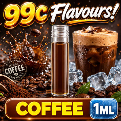 D.I.Y. - ΑΡΩΜΑ ΕΦΚ - 99c FLAVOURS - 1ML - COFFEE ( FA ) - ESPRESSO FREDDO ΑΠΟ ΦΡΕΣΚΟΑΛΕΣΜΕΝΟΥΣ ΚΟΚΚΟΥΣ ΚΑΦΕ - 10%