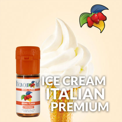 D.I.Y. - ΑΡΩΜΑ - 10ML - FLAVOURART ITALY - ICE CREAM ITALIAN PREMIUM - ΙΤΑΛΙΚΟ ΠΑΓΩΤΟ - 7.5%