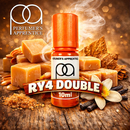D.I.Y. - ΑΡΩΜΑ ΕΦΚ - 10ML - FLAVOR APPRENTICE (TPA REBOTTLE) - RY4 DOUBLE (ΚΑΠΝΟΣ & ΚΑΡΑΜΕΛΑ)