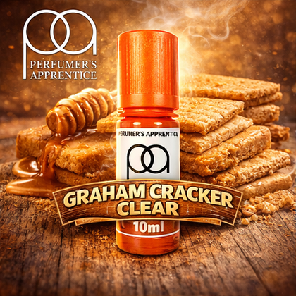 D.I.Y. - ΑΡΩΜΑ ΕΦΚ - 10ML - FLAVOR APPRENTICE - GRAHAM CRACKER CLEAR (ΜΠΙΣΚΟΤΟ ΟΛΙΚΗΣ ΜΕ ΜΕΛΙ)