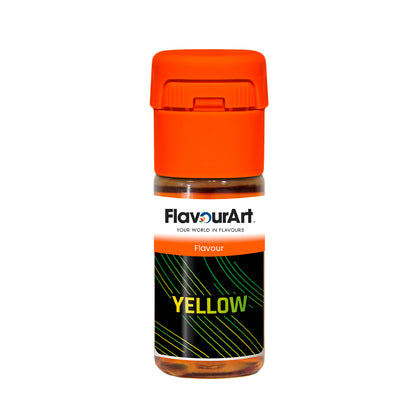D.I.Y. - ΑΡΩΜΑ - 10ML - FLAVOURART ITALY - YELLOW - ΠΑΓΩΜΕΝΗ ΚΟΛΑ & ΛΕΜΟΝΙ - 10%