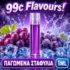 D.I.Y. - ΑΡΩΜΑ ΕΦΚ - 99c FLAVOURS - 1ML - ΠΑΓΩΜΕΝΑ ΣΤΑΦΥΛΙΑ ( FA ) - ΧΥΜΩΔΗ ΖΟΥΜΕΡΑ ΓΛΥΚΑ ΣΤΑΦΥΛΙΑ ΜΕ ΕΞΤΡΑ ΑΙΣΘΗΣΗ ΠΑΓΟΥ - 10%