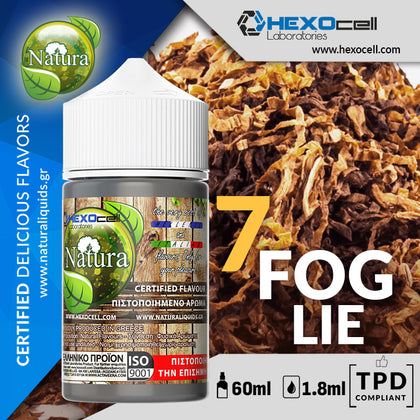 HYPERMIX ULTRA - NATURA - 7 FOGLIE (ΕΠΤΑ ΠΟΙΚΙΛΙΕΣ ΚΑΠΝΟΥ) - 1.8ML ΑΡΩΜΑ για 60ML Τελικό