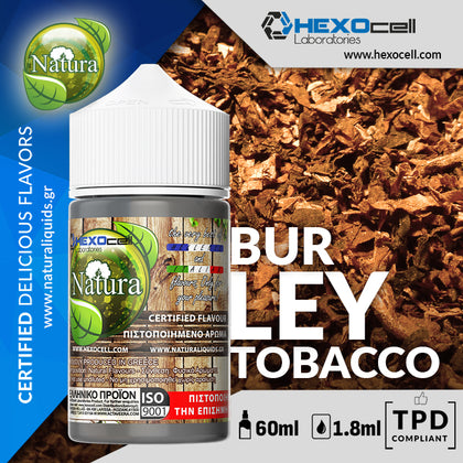 HYPERMIX ULTRA - NATURA - BURLEY TOBACCO (ΚΑΠΝΟΣ ΜΠΕΡΛΕΥ) - 1.8ML ΑΡΩΜΑ για 60ML Τελικό