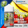 HYPERMIX ULTRA - NATURA - ICE BANANA & STRAWBERRY (ΜΠΑΝΑΝΑ, ΦΡΑΟΥΛΑ & ΜΕΝΘΟΛΗ) - 6ML ΑΡΩΜΑ για 60ML Τελικό