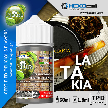 HYPERMIX ULTRA - NATURA - LATAKIA (ΦΗΜΙΣΜΕΝΗ ΠΟΙΚΙΛΙΑ ΣΤΡΙΦΤΟΥ ΚΑΠΝΟΥ ΑΠΟ ΤΗ ΛΑΤΑΚΙΑ ΤΗΣ ΣΥΡΙΑΣ) - 1.8ML ΑΡΩΜΑ για 60ML Τελικό