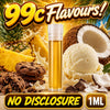 D.I.Y. - ΑΡΩΜΑ ΕΦΚ - 99c FLAVOURS - 1ML - NO DISCLOSURE ( HEXOCELL ) - ΑΝΑΝΑΣ, ΜΠΙΣΚΟΤΑ ΣΟΚΟΛΑΤΑΣ, ΠΑΓΩΤΟ ΒΑΝΙΛΙΑ & ΚΑΡΥΔΑ - 15%