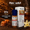 ELIQUID - 10ML - FLAVOURART ITALY 18mg - RY4 ( ΚΑΡΑΜΕΛΩΜΕΝΟΣ ΚΑΠΝΟΣ & ΒΑΝΙΛΙΑ )