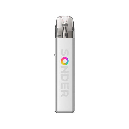 ΚΑΣΕΤΙΝΑ - GEEKVAPE SONDER Q2 1350MAH ΑΥΤΟΜΑΤΟ + Q POD 0.8ohm ( MOONLIGHT SILVER / ΑΣΗΜΙ )