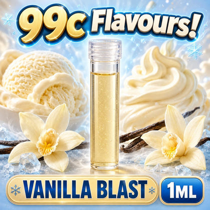 D.I.Y. - ΑΡΩΜΑ ΕΦΚ - 99c FLAVOURS - 1ML - VANILLA BLAST ( FA ) - ΥΠΕΡΟΧΗ ΚΡΕΜΩΔΗΣ ΒΑΝΙΛΙΑ ΜΕ ΑΠΑΛΗ ΔΡΟΣΙΑ - 10%