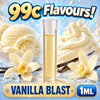 D.I.Y. - ΑΡΩΜΑ ΕΦΚ - 99c FLAVOURS - 1ML - VANILLA BLAST ( FA ) - ΥΠΕΡΟΧΗ ΚΡΕΜΩΔΗΣ ΒΑΝΙΛΙΑ ΜΕ ΑΠΑΛΗ ΔΡΟΣΙΑ - 10%