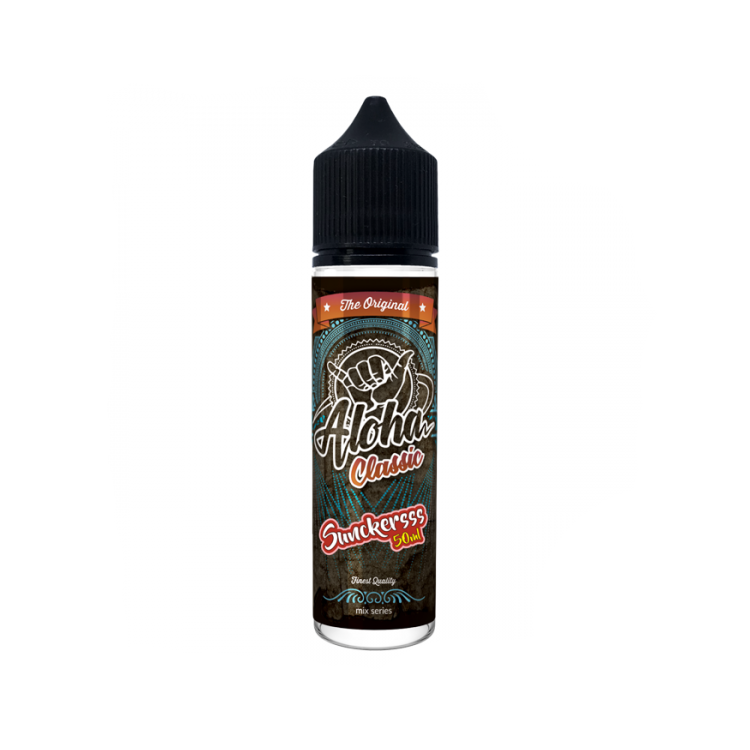 ALOHA CLASSIC - MIX-SHAKE-VAPE - 50/60ML - SUNCKERSS (ΞΗΡΟΙ ΚΑΡΠΟΙ, ΣΟΚΟΛΑΤΑ ΓΑΛΑΚΤΟΣ, ΚΑΡΑΜΕΛΑ)