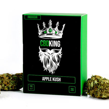 CBDKING - APPLE KUSH 2γρ, 9% CBD / ΜΗ-ΨΥΧΟΤΡΟΠΙΚΗ ΦΑΡΜΑΚΕΥΤΙΚΗ ΚΑΝΝΑΒΗ
