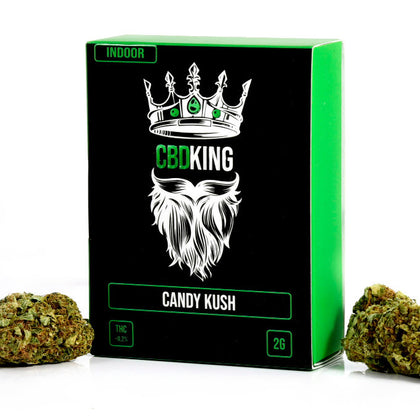 CBDKING - CANDY KUSH 2γρ, 9% CBD / ΜΗ-ΨΥΧΟΤΡΟΠΙΚΗ ΦΑΡΜΑΚΕΥΤΙΚΗ ΚΑΝΝΑΒΗ