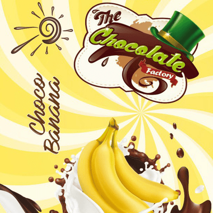 THE CHOCOLATE FACTORY MIX-SHAKE-VAPE - 20/60ML - CHOCO BANANA (ΒΕΛΓΙΚΗ & ΕΛΒΕΤΙΚΗ ΣΟΚΟΛΑΤΑ ΓΑΛΑΚΤΟΣ-ΜΠΑΝΑΝΑ)
