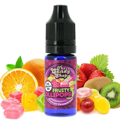 BIG MOUTH CANDY SHOP - 10ML FRUITY LOLLIPOPS (ΚΑΡΑΜΕΛΕΣ-ΑΚΤΙΝΙΔΙΟ-ΠΟΡΤΟΚΑΛΙ-ΦΡΑΟΥΛΑ) ΣΥΜΠΥΚΝΩΜΕΝΟ ΑΡΩΜΑ