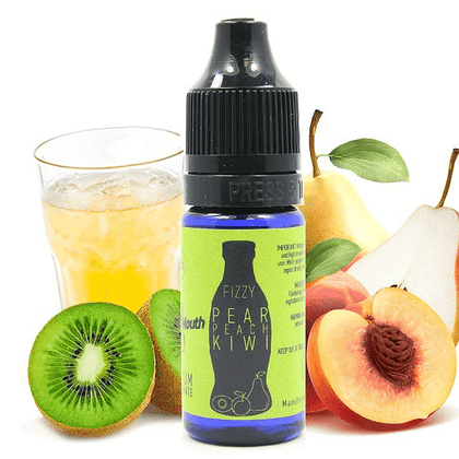 BIG MOUTH FIZZY - 10ML PEAR PEACH KIWI (ΑΧΛΑΔΙ-ΡΟΔΑΚΙΝΟ-ΑΚΤΙΝΙΔΙΟ-ΛΕΜΟΝΑΔΑ) ΣΥΜΠΥΚΝΩΜΕΝΟ ΑΡΩΜΑ