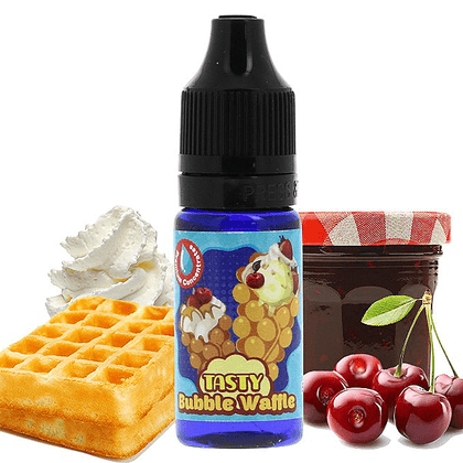 BIG MOUTH TASTY - 10ML BUBBLE WAFFLE (ΒΑΦΛΕΣ-ΚΡΕΜΑ-ΜΑΡΜΕΛΑΔΑ ΣΜΕΟΥΡΟ) ΣΥΜΠΥΚΝΩΜΕΝΟ ΑΡΩΜΑ