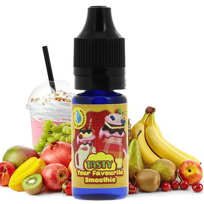 BIG MOUTH TASTY - 10ML YOUR FAVORITE SMOOTHIE (ΜΙΓΜΑ ΦΡΟΥΤΩΝ & ΣΜΟΥΘΙ ΣΟΚΟΛΑΤΟΥΧΟΥ ΓΑΛΑΚΤΟΣ) ΣΥΜΠΥΚΝΩΜΕΝΟ ΑΡΩΜΑ