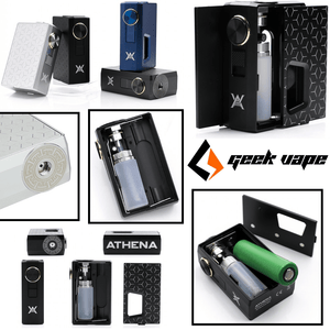 ΜΠΑΤΑΡΙΑ - GEEKVAPE ATHENA SQUONK BOX ( GREY )