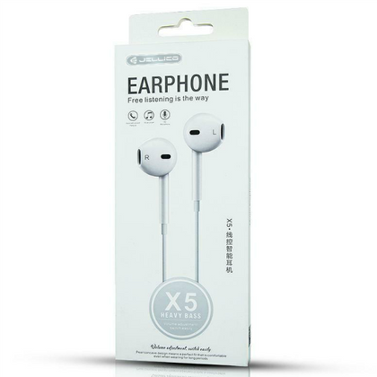 JELLICO X5 HEAVY BASS HANDSFREE 3.5MM 1.2M