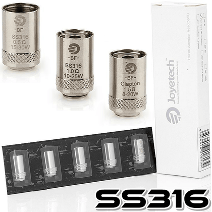 JOYETECH BF SS316 COIL - ΑΝΤΙΣΤΑΣΗ - 0.5Ω, 0.6Ω, 1.0Ω, & 1.5Ω CLAPTON