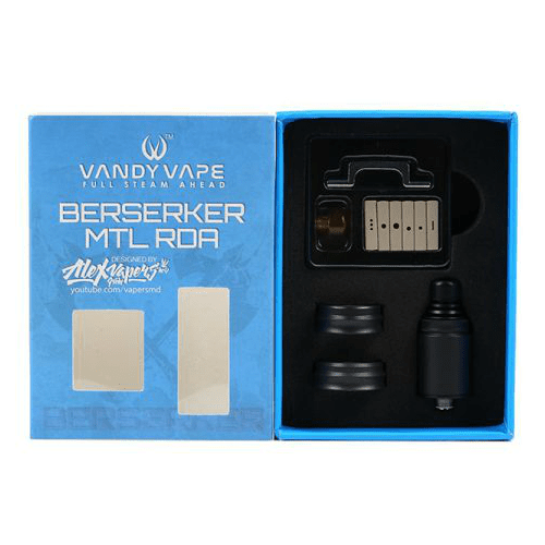 ΑΤΜΟΠΟΙΗΤΗΣ - VANDY VAPE BERSERKER MTL 18MM RDA + 22MM & 24MM ΔΑΧΤΥΛΙΔΙ ΠΡΟΣΑΡΜΟΓΗΣ ΔΙΑΜΕΤΡΟΥ ( GOLD )