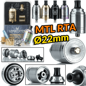 ΑΤΜΟΠΟΙΗΤΗΣ - VANDY VAPE BERSERKER MINI MTL RTA ( BLACK )