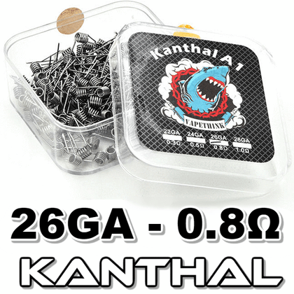 200x VAPETHINK KANTHAL COILS - ΑΝΤΙΣΤΑΣΗ - 0.8Ω