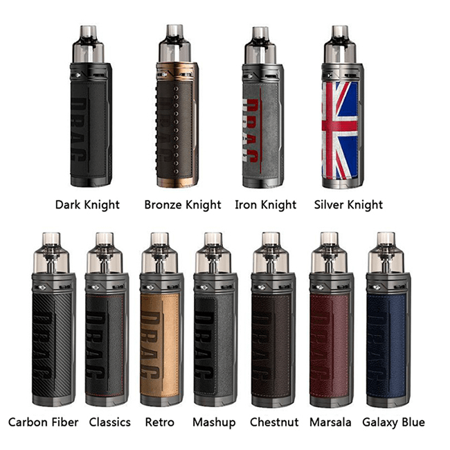 ΚΑΣΕΤΙΝΑ - VOOPOO DRAG X 80W TC + POD TANK 4.5ML ( CHESTNUT / ΚΑΣΤΑΝΟ )