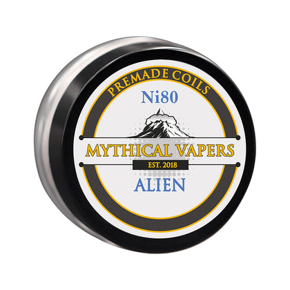 ΑΤΜΟΠΟΙΗΤΗΣ - 1x ΕΤΟΙΜΗ ΑΝΤΙΣΤΑΣΗ MYTHICAL VAPERS - ALIEN Ni80