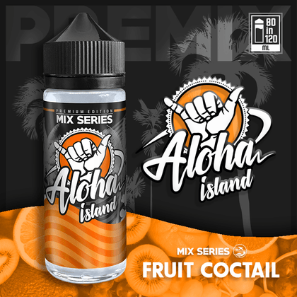ALOHA ISLAND MIX-SHAKE-VAPE - 80/120ML - FRUIT COCTAIL (ΚΟΚΤΕΙΛ ΦΡΟΥΤΩΝ)